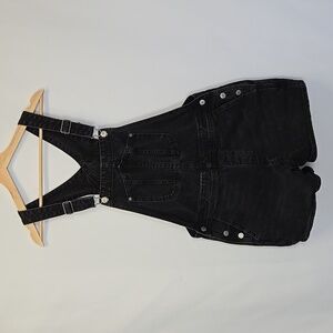 Black Denim Old Navy Overalls - Size Large